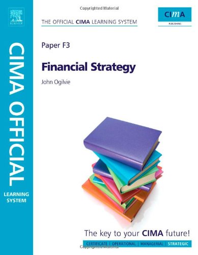 CIMA Official Learning System Financial Strategy,Used