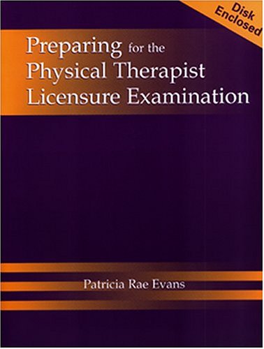 Preparing for the Physical Therapist Licensure Examination (Book with Diskette),Used
