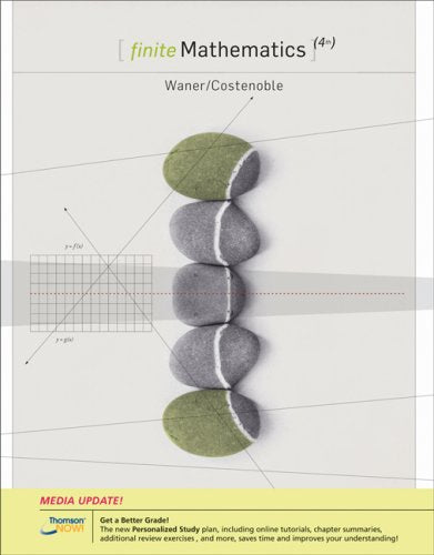 Finite Mathematics, Enhanced Review Edition (with CengageNOW, Personal Tutor Printed Access Card) (Available 2010 Titles Enhance,Used