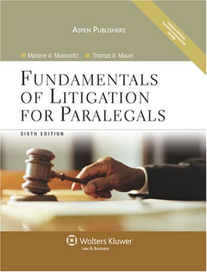Fundamentals of Litigation for Paralegals,New