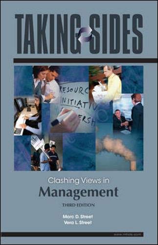 Taking Sides: Clashing Views In Management,Used