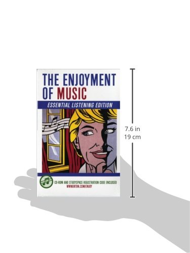 The Enjoyment of Music: Essential Listening Edition  CD ROM,Used