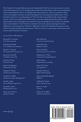 North America: Time for a New Focus (Task Force Report),Used