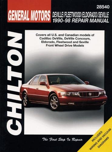 Cadillac DeVille, Fleetwood, Eldorado, Seville, 19901998 (Chilton's Total Car Care Repair Manual),Used