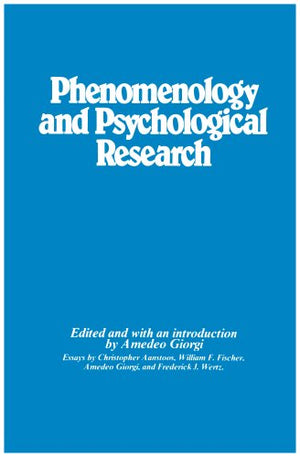 Phenomenology and Psychological Research,Used