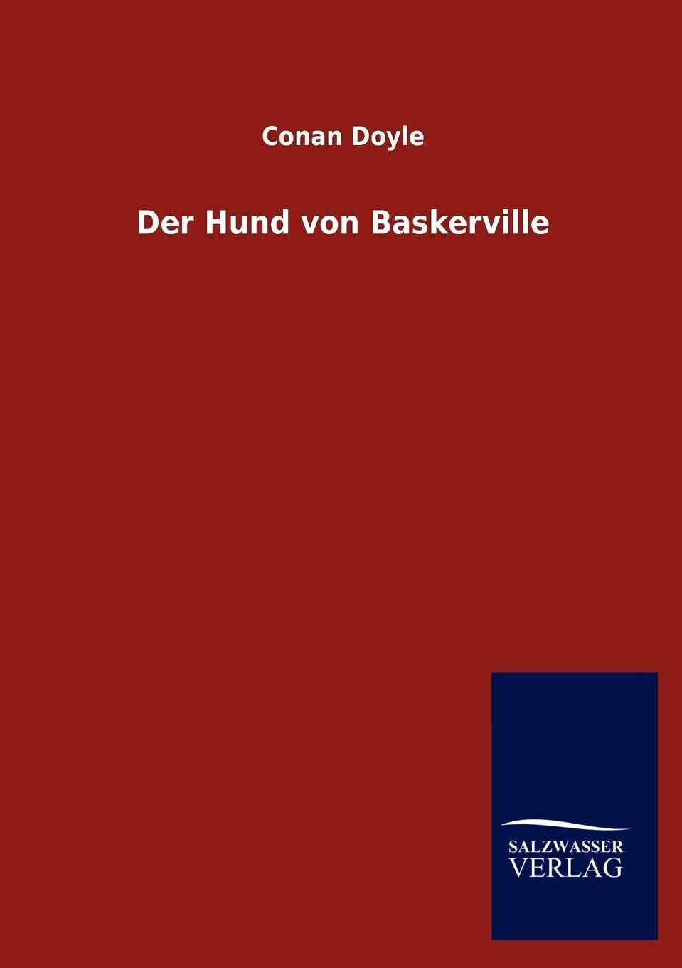 Der Hund Von Baskerville (German Edition),Used