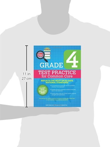 Core Focus Grade 4: Test Practice for Common Core (Barron's Test Prep),Used