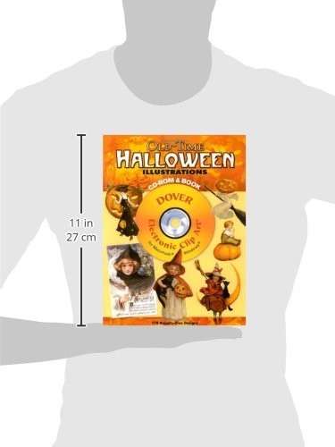 Oldtime Halloween Illustrations Cdrom And Book (Dover Electronic Clip Art),New