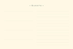 Classic Black Guest Book,Used