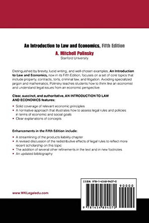 An Introduction To Law and Economics (Aspen Coursebook Series),Used