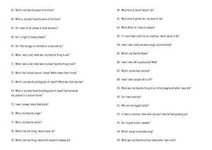 3,001 Questions All About Me (Volume 1) (Creative Keepsakes, 1)