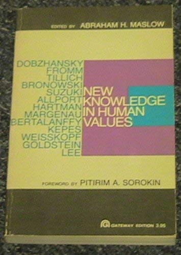 New Knowledge In Human Values,Used