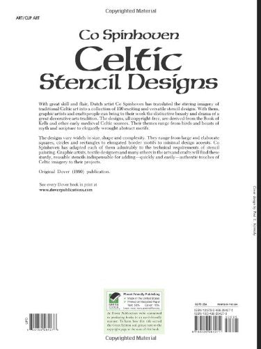 Celtic Stencil Designs (Dover Pictorial Archive),Used