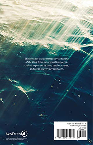 The Message Ministry Edition (Softcover, Green): The Bible in Contemporary Language,New