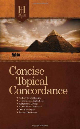 Holman Concise Topical Concordance (The Holman Concise),New