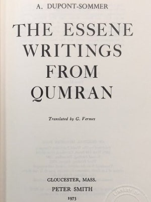 Essene Writings from Qumran,Used