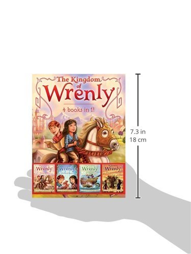 The Kingdom of Wrenly 4 Books in 1!: The Lost Stone; The Scarlet Dragon; Sea Monster!; The Witch's Curse,Used