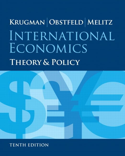 International Economics: Theory And Policy (10Th Edition) (Pearson Series In Economics),New