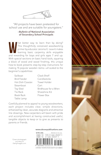 Easy Carpentry Projects For Children (Dover Children'S Activity Books)