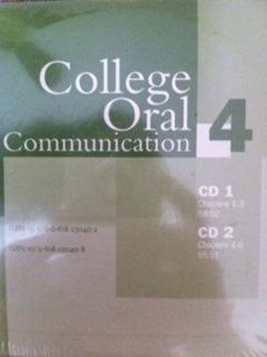 College Oral Communication 4: Audio CD,Used