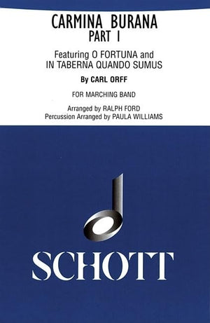 Carmina Burana Part I: for Marching Band  Score and Parts,Used