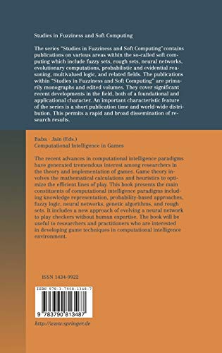 Computational Intelligence in Games (Studies in Fuzziness and Soft Computing, 62)
