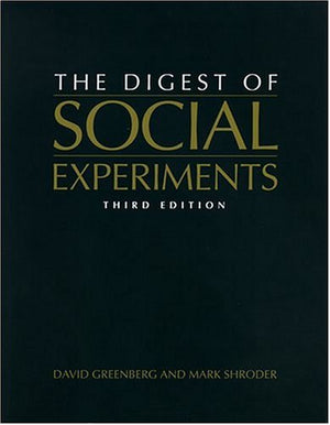 Digest of Social Experiments (Urban Institute Press),Used