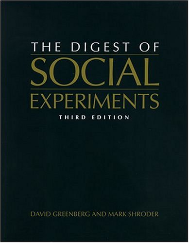Digest of Social Experiments (Urban Institute Press),Used