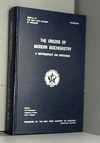 Origins Of Modern Biochemistry,Used