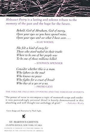 Holocaust Poetry,Used