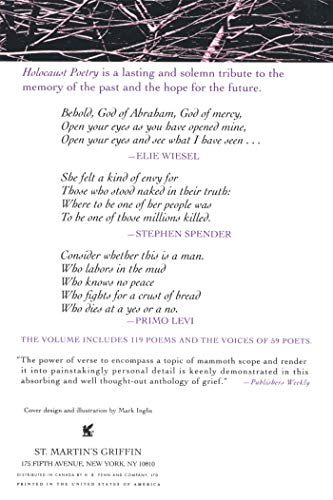 Holocaust Poetry,Used
