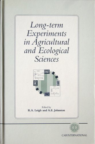 Longterm Experiments in Agricultural and Ecological Sciences,Used