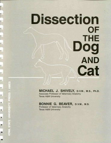 Dissection of the Dog and Cat,Used
