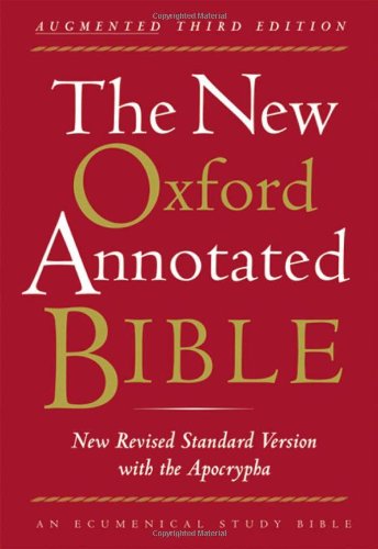 The New Oxford Annotated Bible with the Apocrypha, Augmented Third Edition, New Revised Standard Version,Used