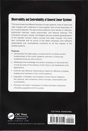 Observability and Controllability of General Linear Systems: Observability and Controllability of General Linear Systems (Contro,Used