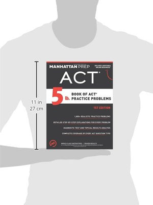 5 Lb. Book Of Act Practice Problems,Used