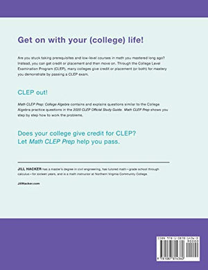 Math CLEP Prep: College Algebra: 2020,Used