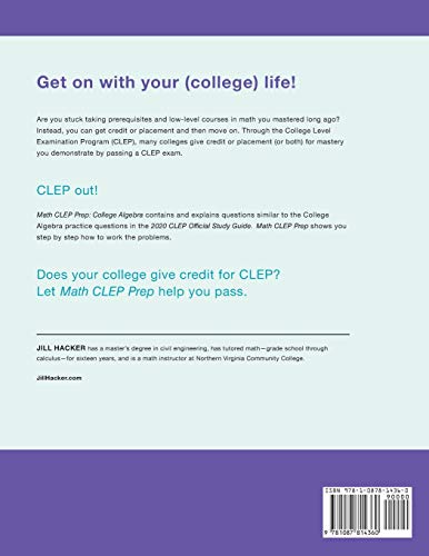 Math CLEP Prep: College Algebra: 2020,Used