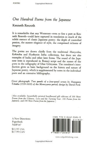 100 Poems From The Japanese,Used