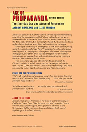 Age of Propaganda: The Everyday Use and Abuse of Persuasion,Used