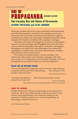 Age of Propaganda: The Everyday Use and Abuse of Persuasion,Used