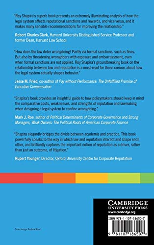 Law and Reputation: How the Legal System Shapes Behavior by Producing Information,Used
