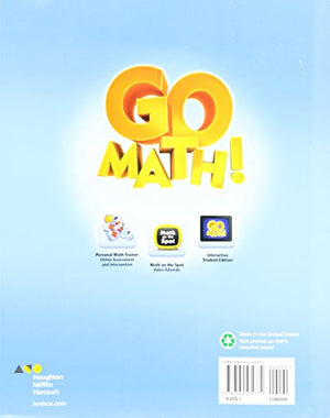 Student Edition Volume 1 Grade 4 2015 (Go Math!),Used