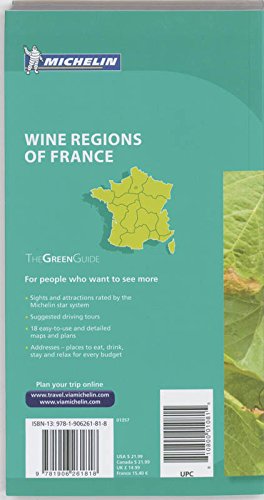 Michelin Green Guide Wine Regions of France, 3e (Green Guide/Michelin),Used