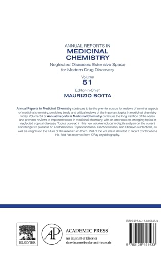 Neglected Diseases: Extensive Space for Modern Drug Discovery (Volume 51) (Annual Reports in Medicinal Chemistry, Volume 51),Used