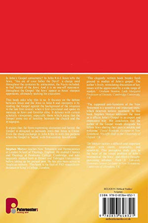Your Father The Devil?: A New Approach to John and the Jews (Paternoster Biblical Monographs),Used
