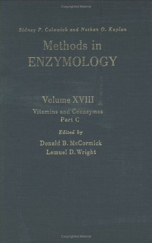 Vitamins and Coenzymes, Part C (Volume 18C) (Methods in Enzymology, Volume 18C),Used