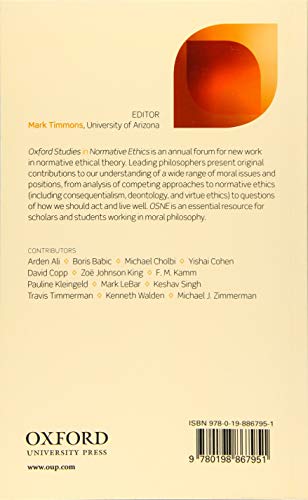Oxford Studies in Normative Ethics Volume 10,Used