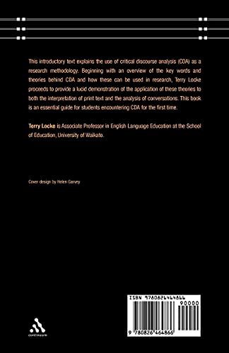 Critical Discourse Analysis (Continuum Research Methods),Used