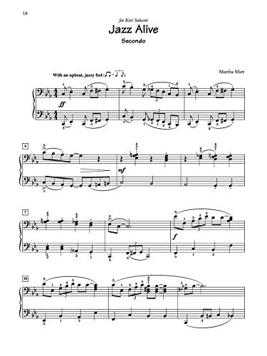 Jazz, Rags & Blues for Two, Bk 4: 4 Original Duets for Late Intermediate to Early Advanced Pianists,Used